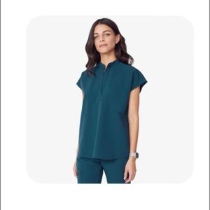 NWT FIGS Limited Edition Carribean Blue Scrub Set